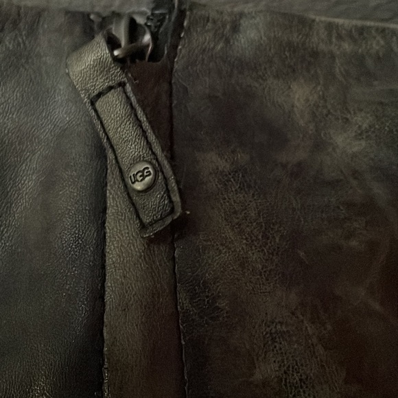 Authentic UGG RARE  Distressed  bluish Greyish Beautiful Wedge Boots 8 1/2 - 9 🎉 - Picture 10 of 14